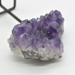 Raw Uruguay Amethyst Crystal Cluster with Stand - #10