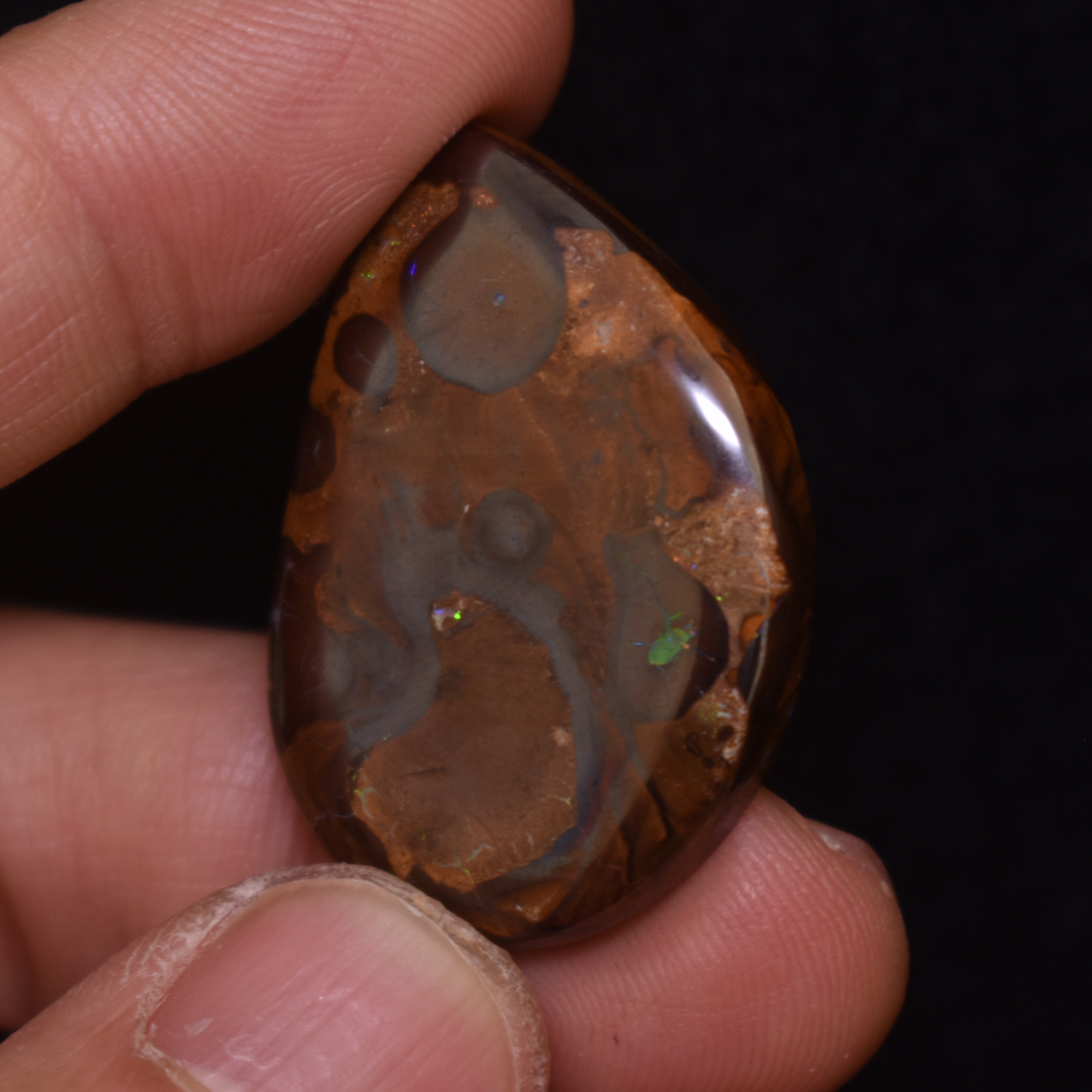 Australian Polished Boulder Opal Stone – 40ct weight #03