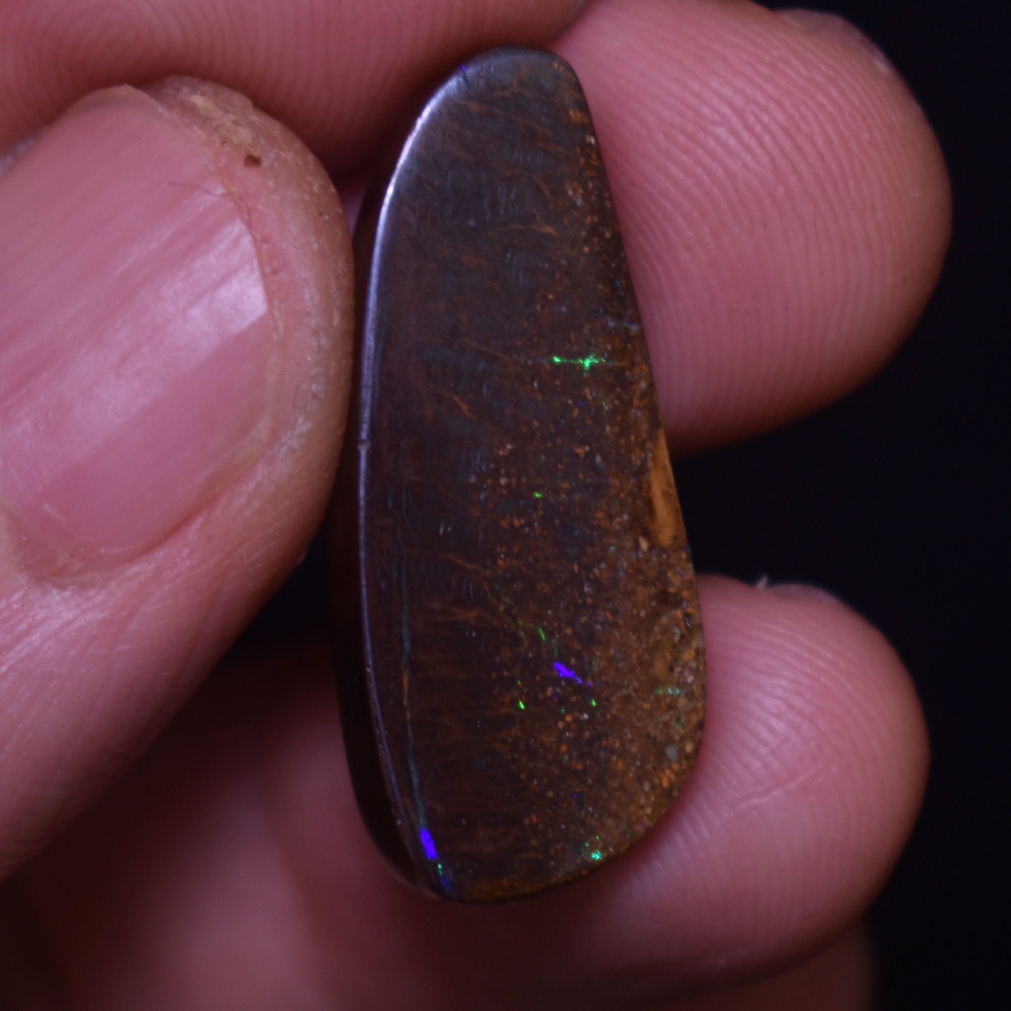 Australian Polished Boulder Opal Stone – 18ct weight #09 - Image 3
