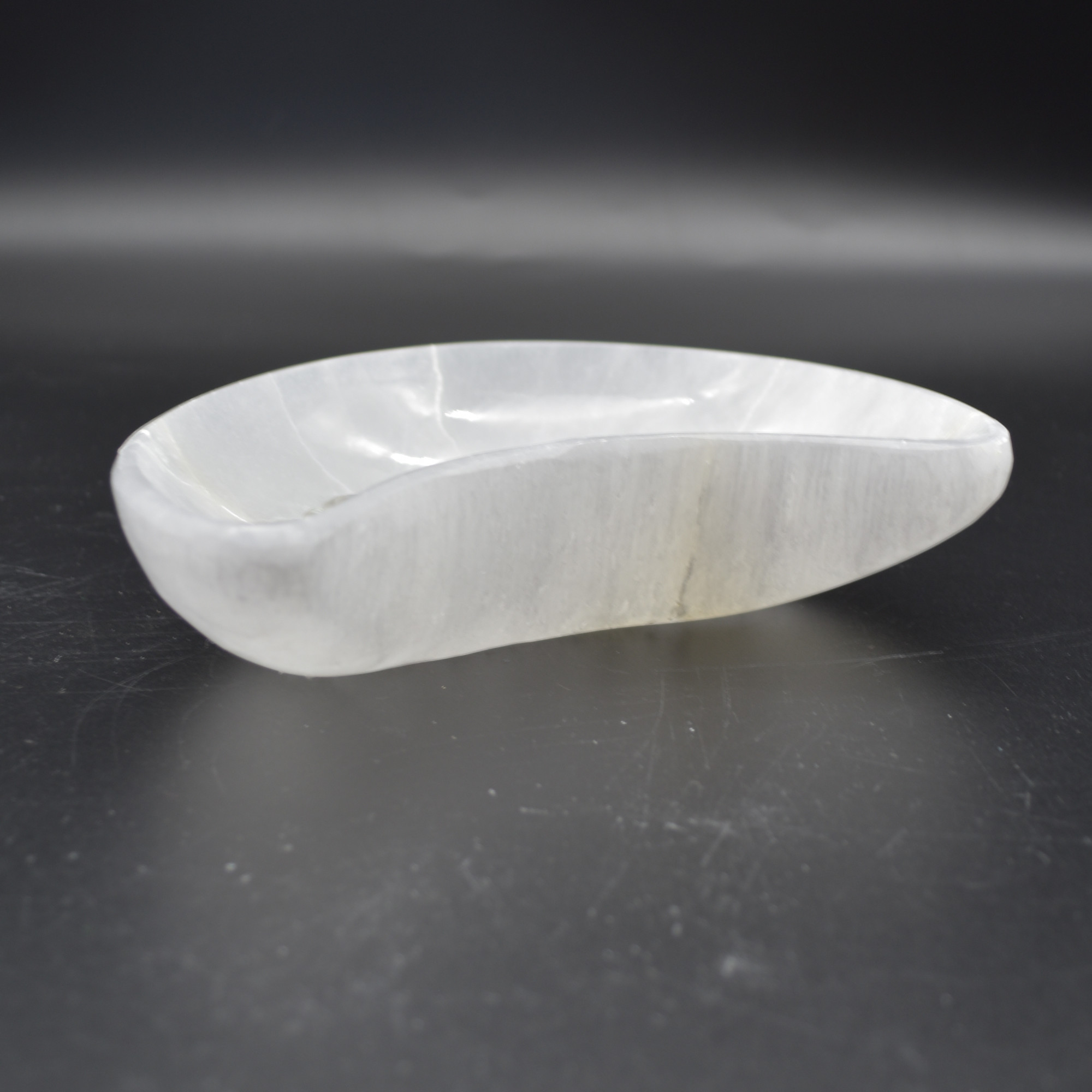 Selenite Moon Charging Bowl - 14.5cm - 1 Count - Image 4