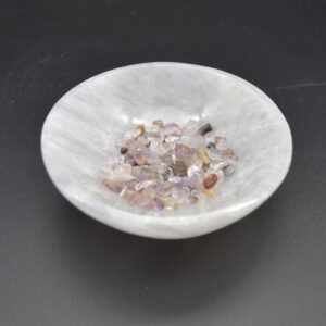 Selenite Round Charging Bowl - 10cm - 1 Count