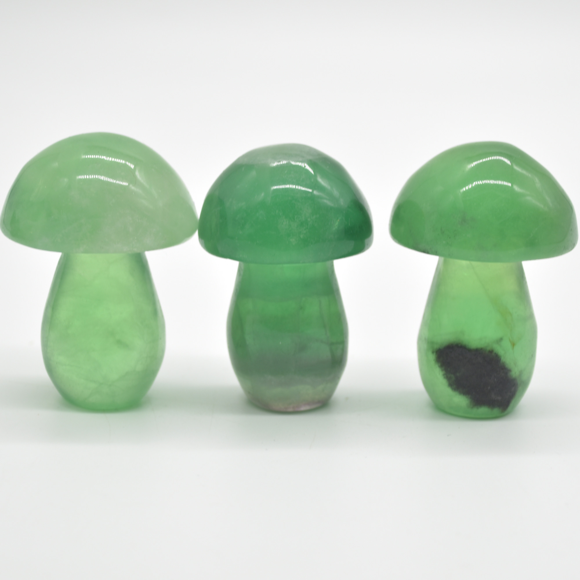 Rainbow Fluorite Crystal Mushroom - 5cm - 6.5cm - Image 2