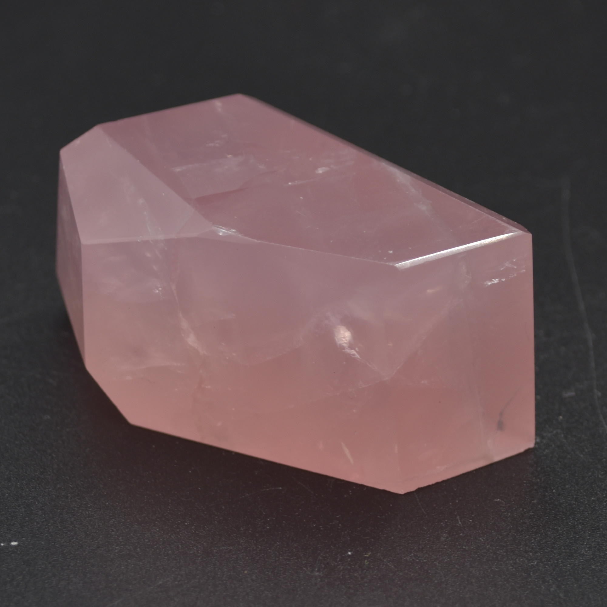 Rose Quartz Freeform Free Form - 125 grams