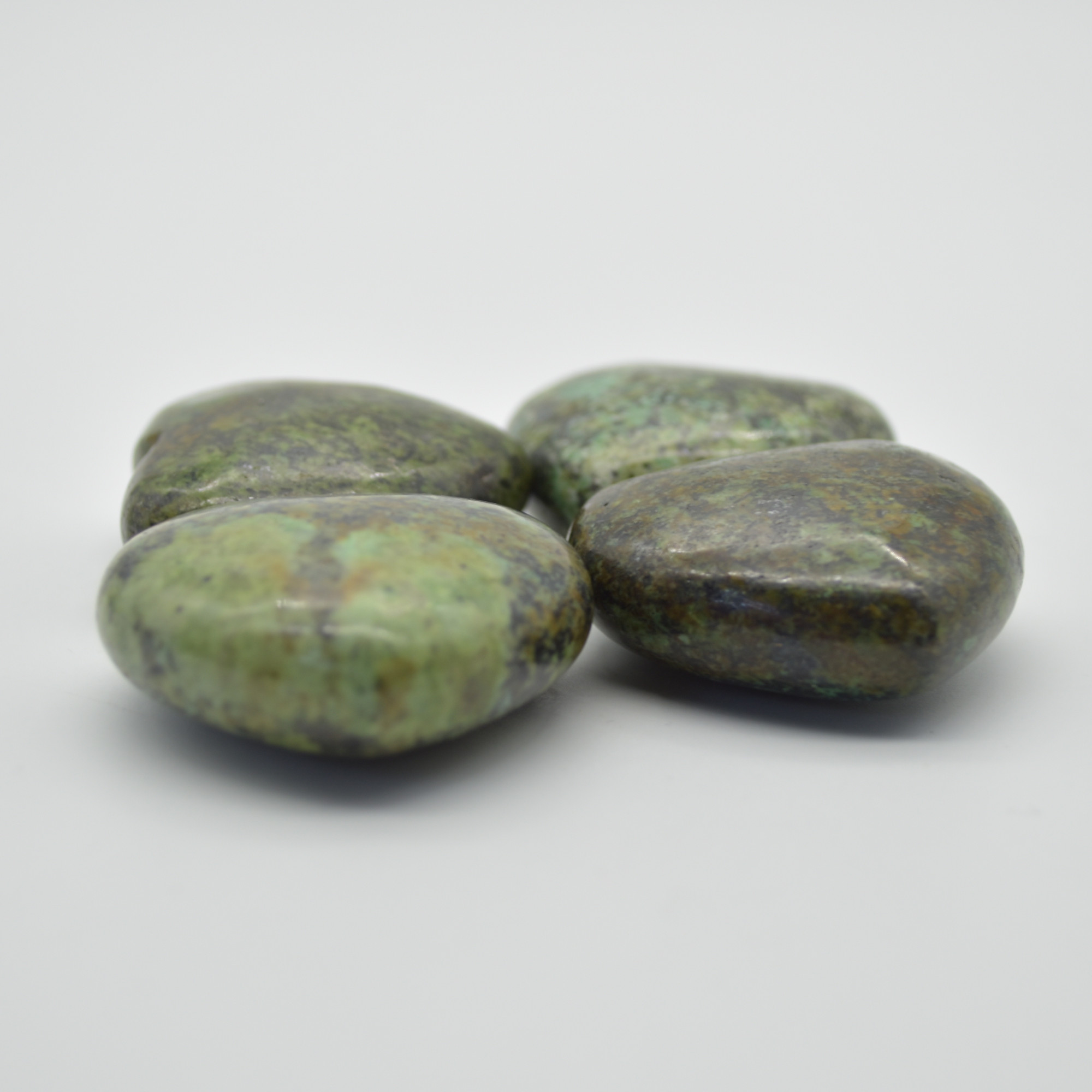 African Turquoise Crystal Puffy Heart - 4cm - 1 Count - Image 6