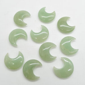 Green Aventurine Crystal Crescent Moon - 3cm - 1 Count