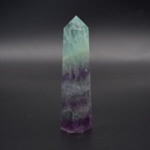 Pink Rainbow Fluorite Point, Tower, Wand  - 187 grams