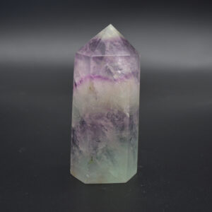 Pink Rainbow Fluorite Point, Tower, Wand  - 260 grams