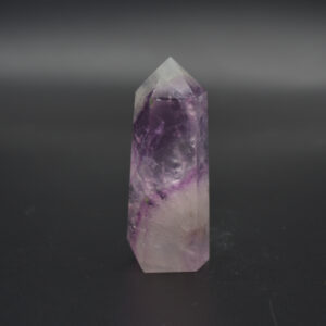 Pink Rainbow Fluorite Point, Tower, Wand  - 93 grams