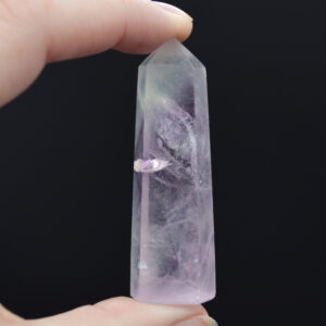 Pink Rainbow Fluorite Point, Tower, Wand  - 44 grams