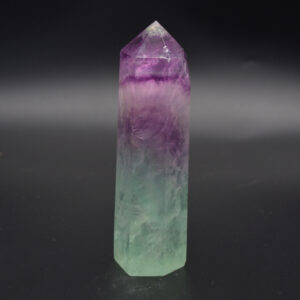 Pink Rainbow Fluorite Point, Tower, Wand  - 440 grams