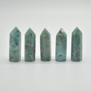 Amazonite Point, Tower, Wand  - 6 Sizes - 1 Count