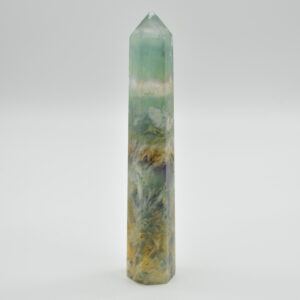 Snowflake Fluorite Point, Tower, Wand  - 332 grams