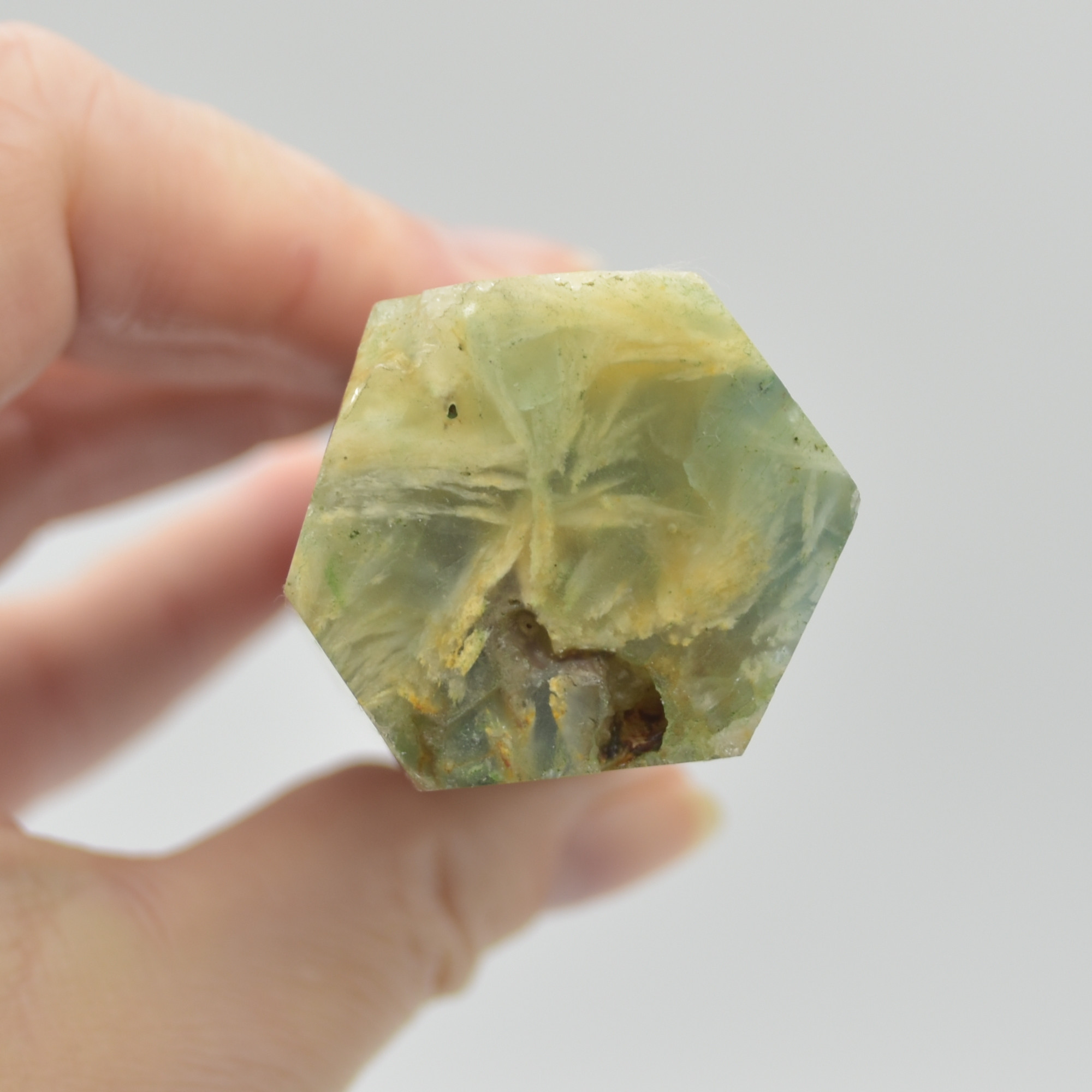 Snowflake Fluorite Point, Tower, Wand - 332 grams - Image 7