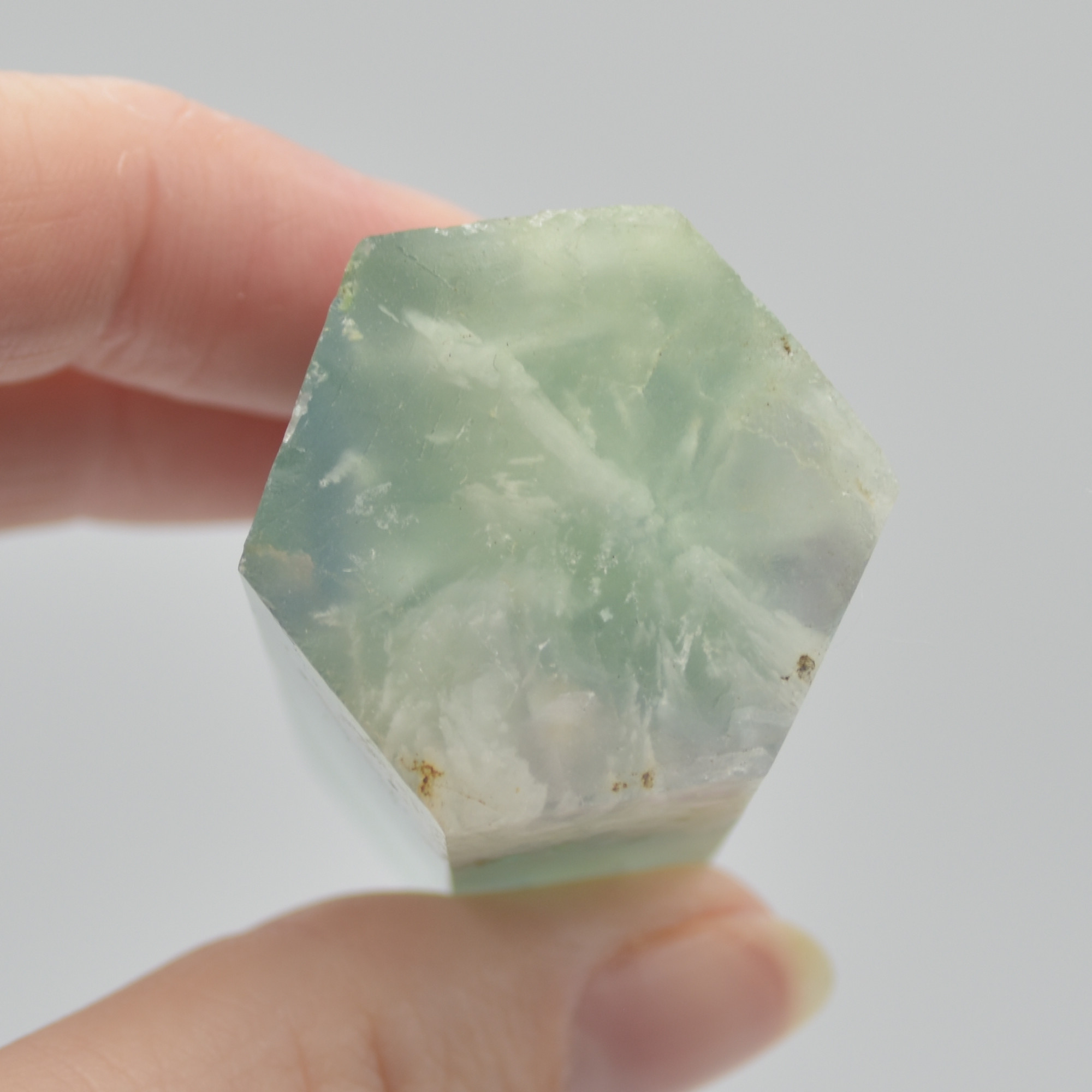 Snowflake Fluorite Point, Tower, Wand - 101 grams - Image 5