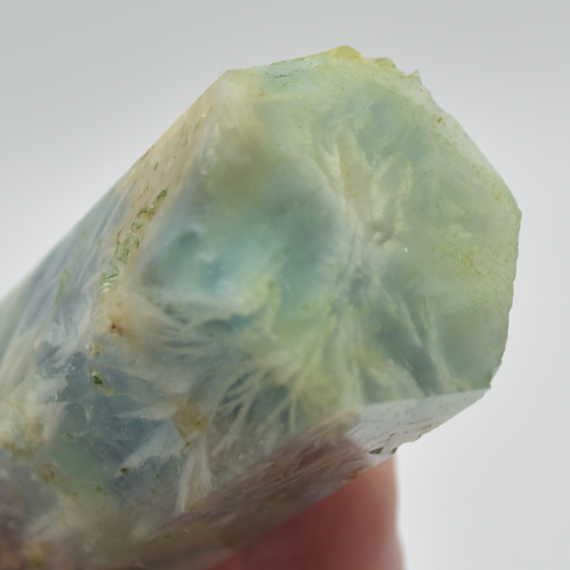 Snowflake Fluorite Point, Tower, Wand - 189 grams - Image 8