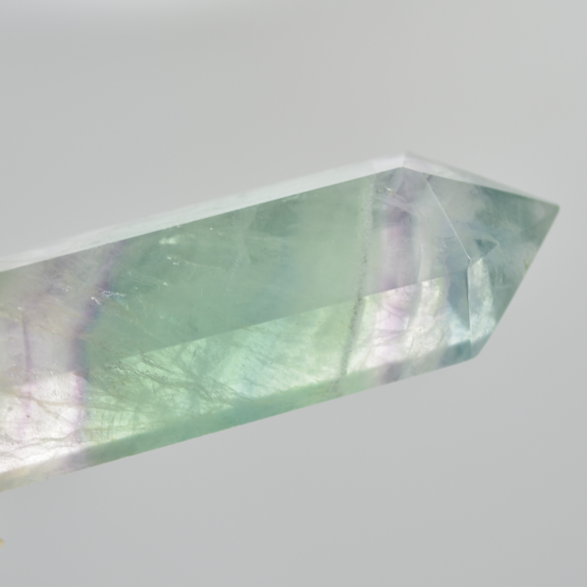 Snowflake Fluorite Point, Tower, Wand - 92 grams - Image 3