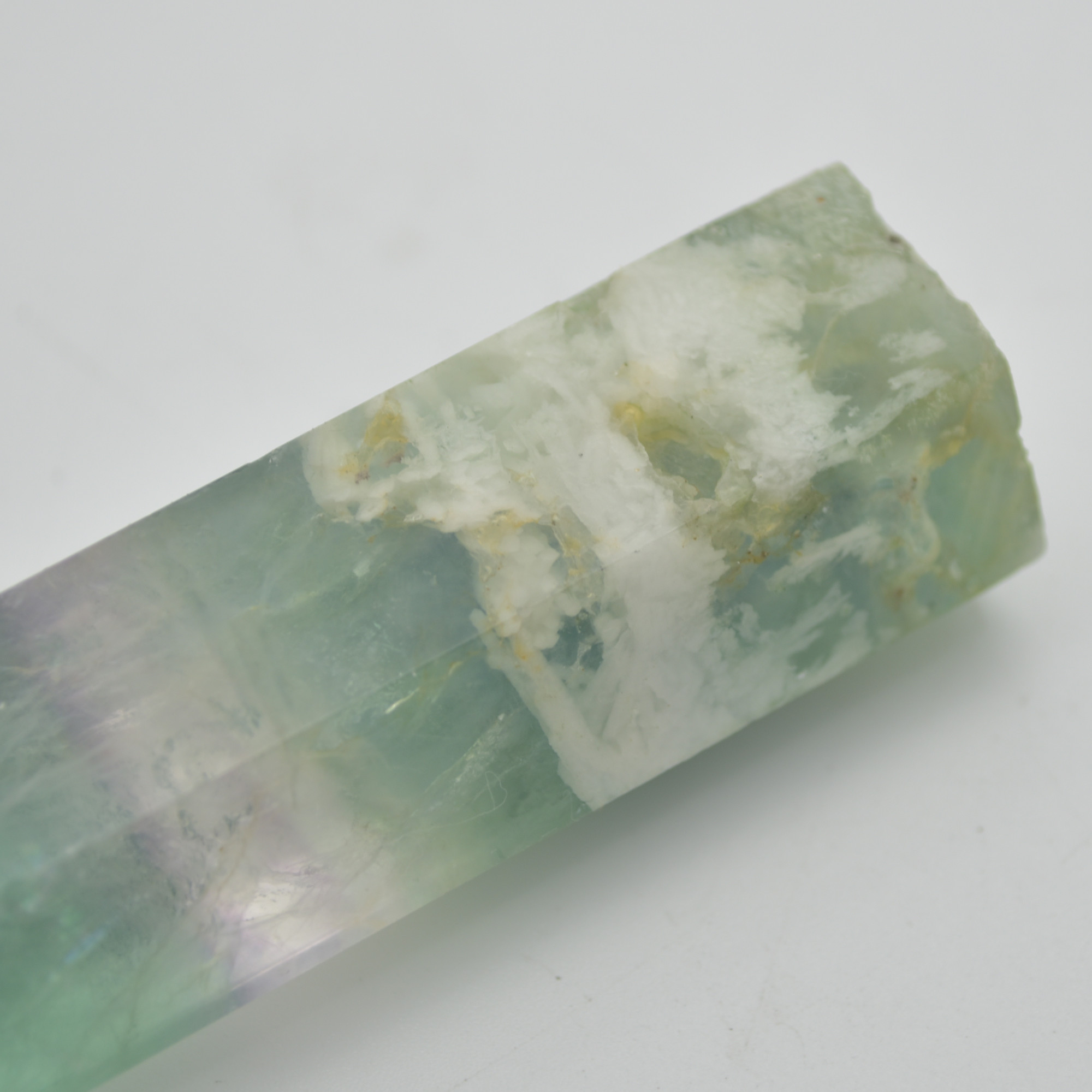 Snowflake Fluorite Point, Tower, Wand - 92 grams - Image 5