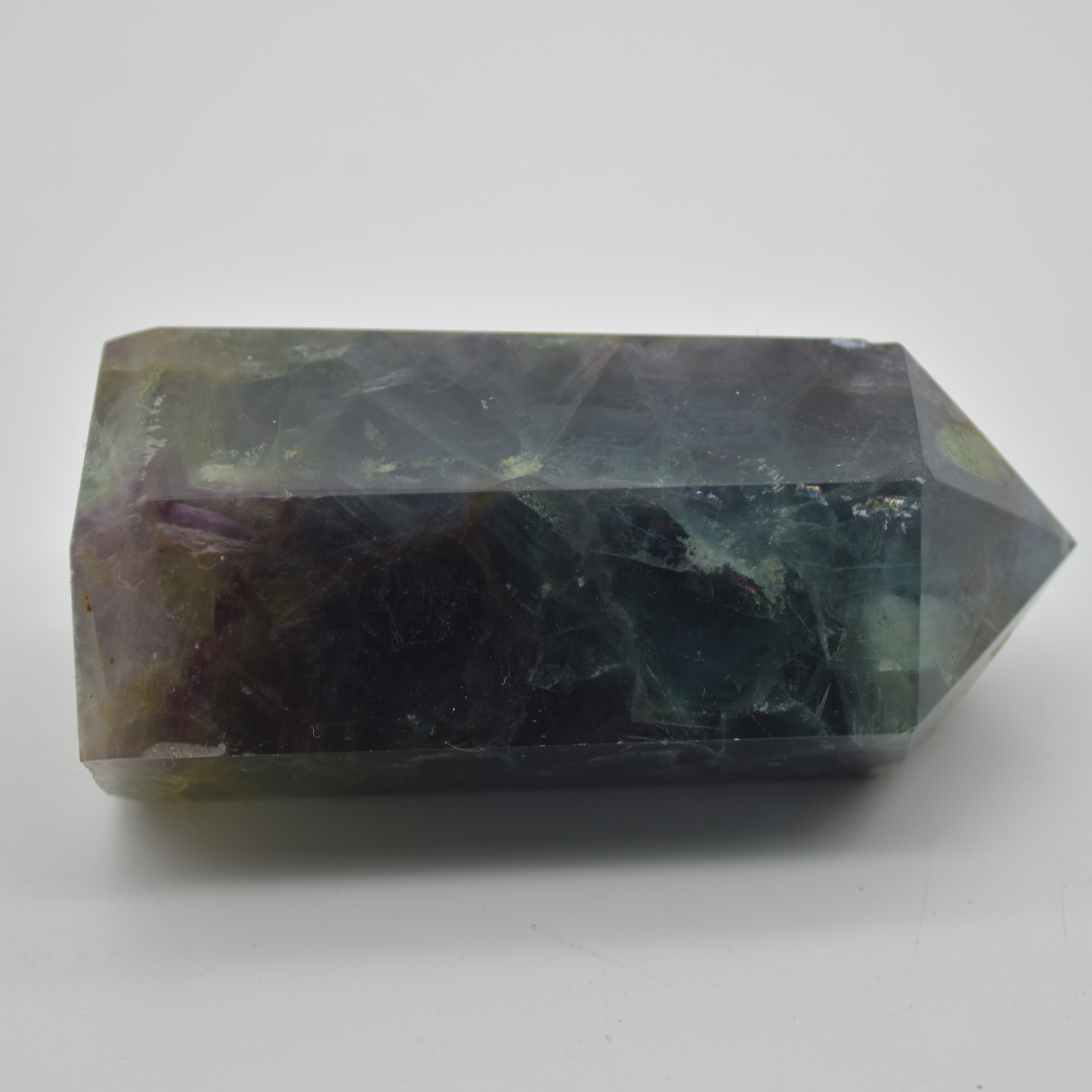 Snowflake Fluorite Point, Tower, Wand - 149 grams - Image 3
