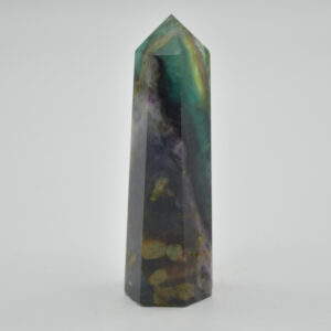 Snowflake Fluorite Point, Tower, Wand  - 110 grams