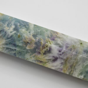 Snowflake Fluorite Point, Tower, Wand  - 389 grams