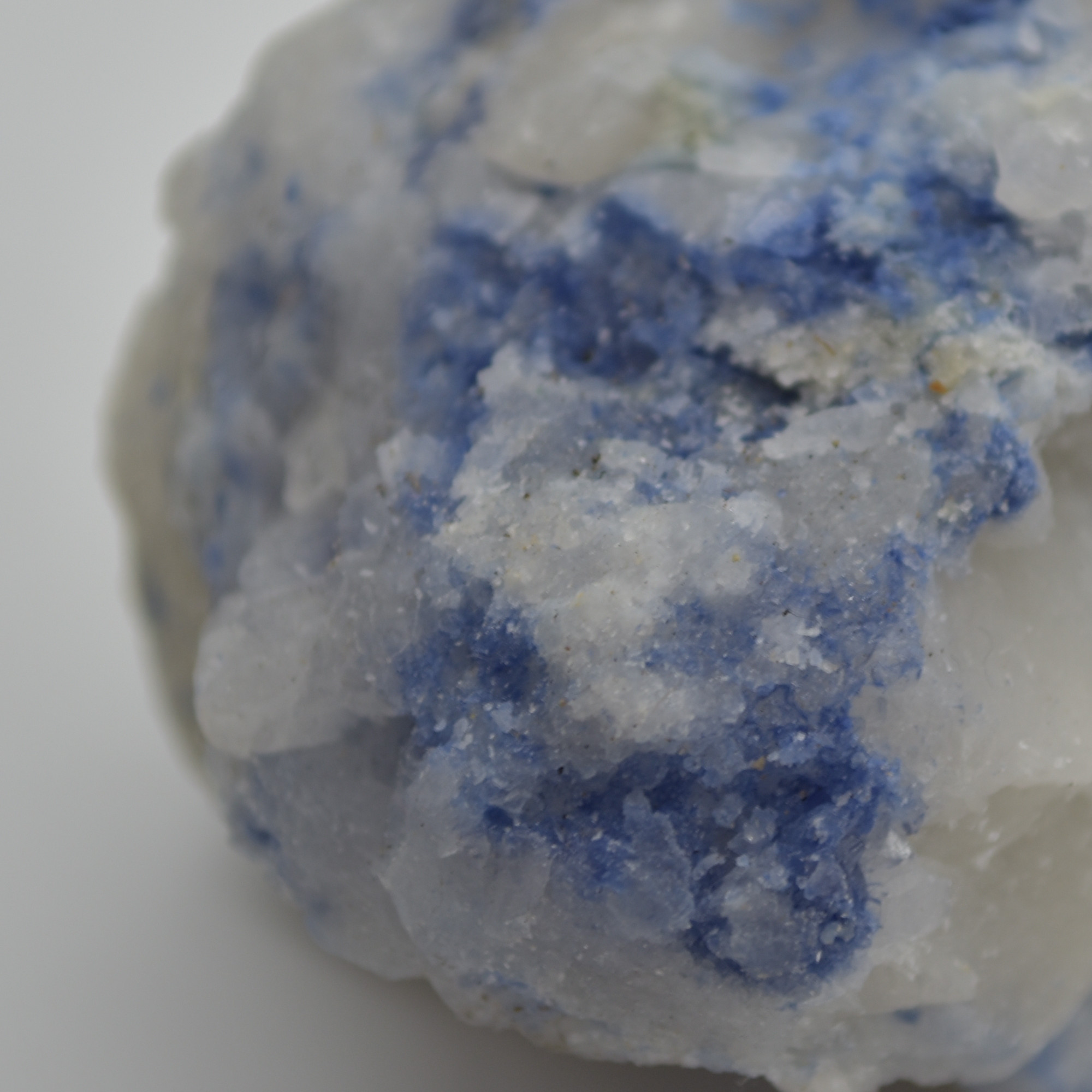 Raw Dumortierite in Quartz Specimen Rock - 79 grams