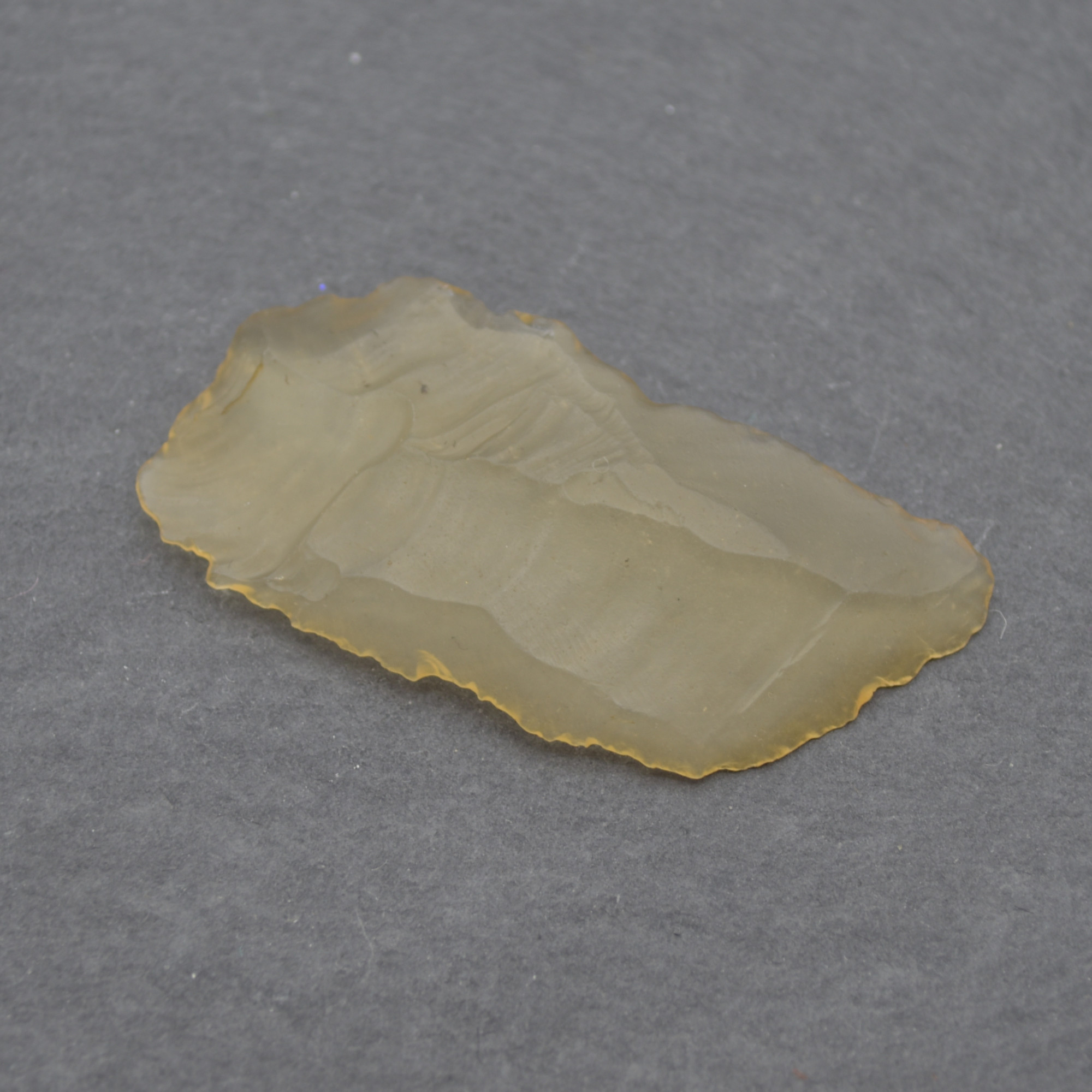 Raw Libyan Desert Glass Specimen Rock / Slice - 4.8 grams - Image 2