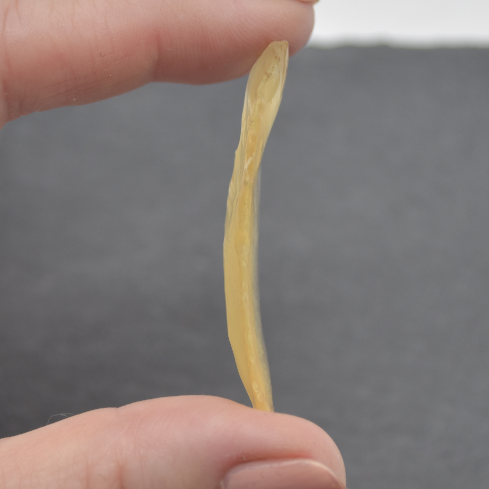 Raw Libyan Desert Glass Specimen Rock / Slice - 4.8 grams - Image 4