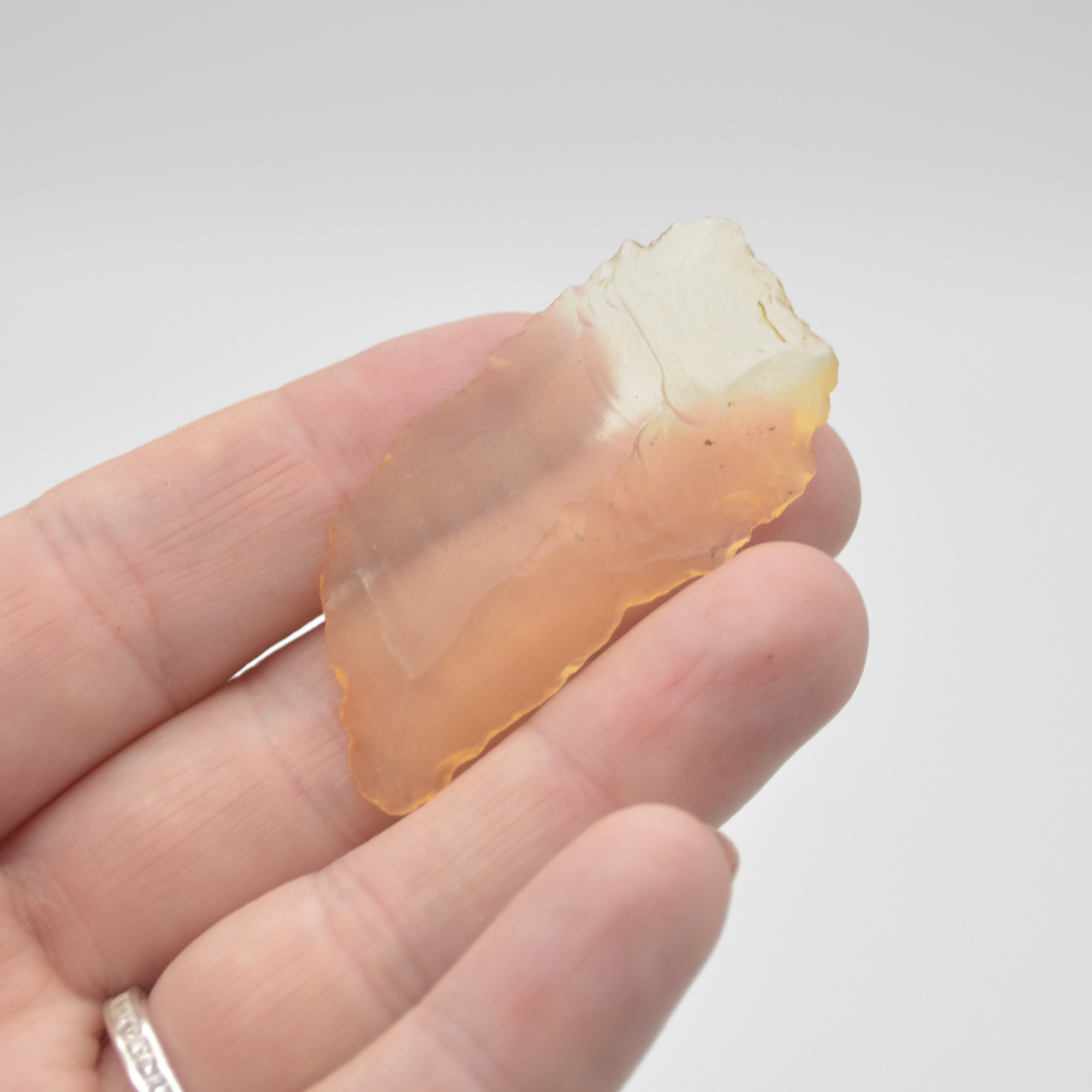 Raw Libyan Desert Glass Specimen Rock / Slice - 4.8 grams - Image 5