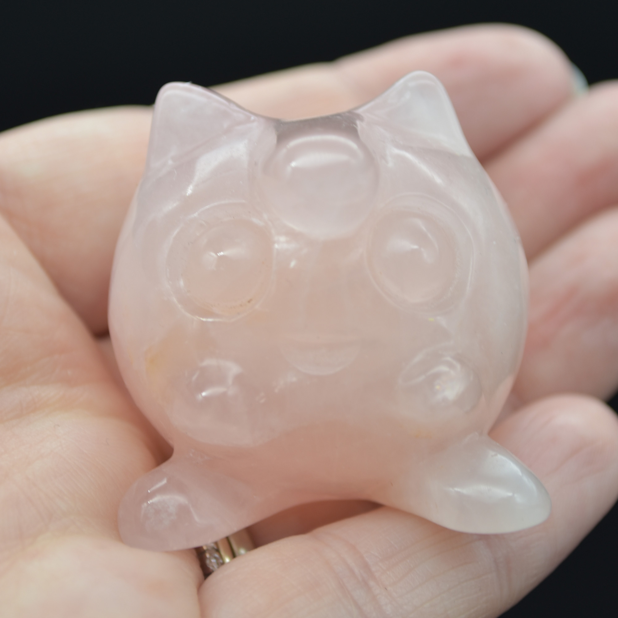 Rose Quartz Crystal Jigglypuff - 3.5cm - 1 count - Image 7