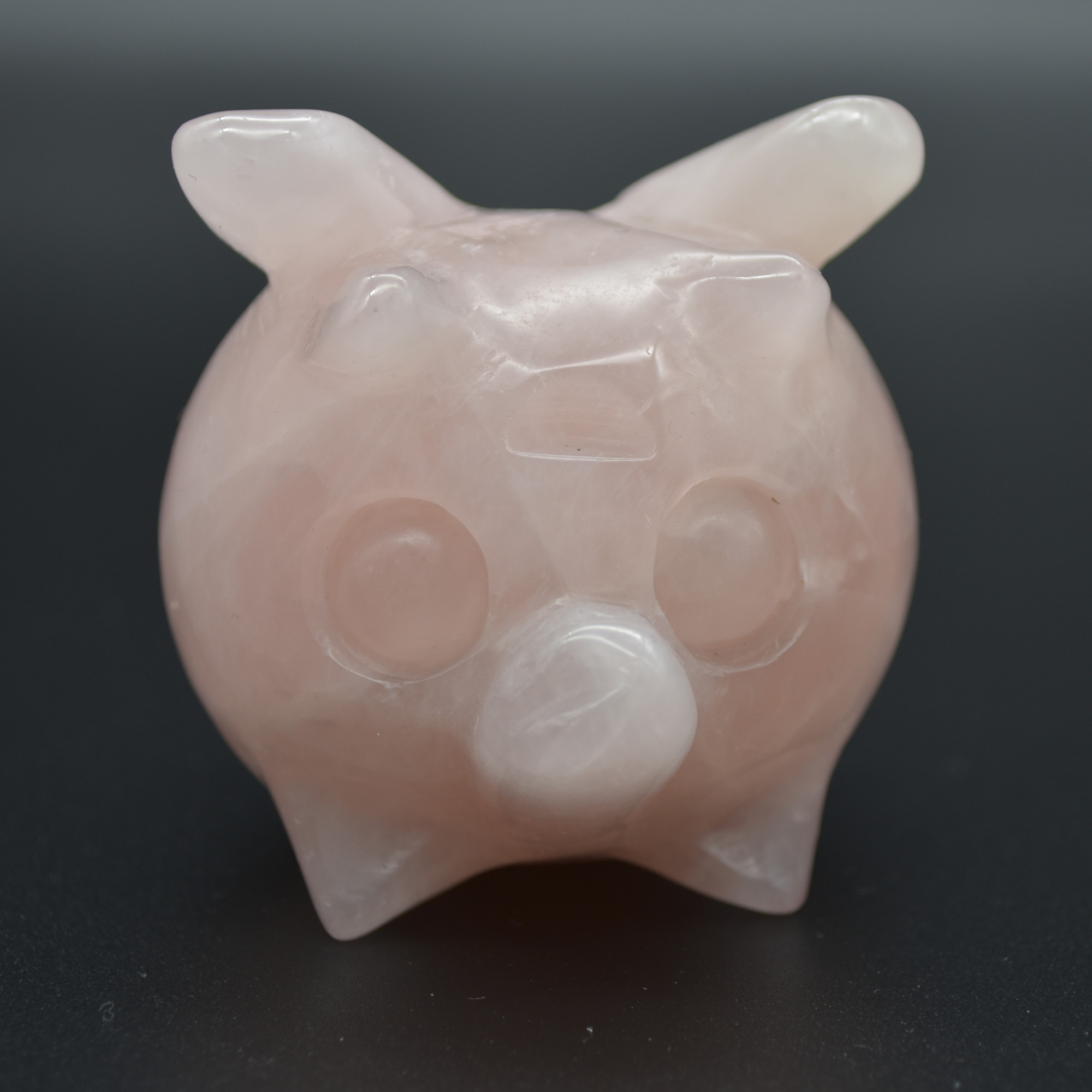 Rose Quartz Crystal Jigglypuff - 5.5cm #01 - Image 2