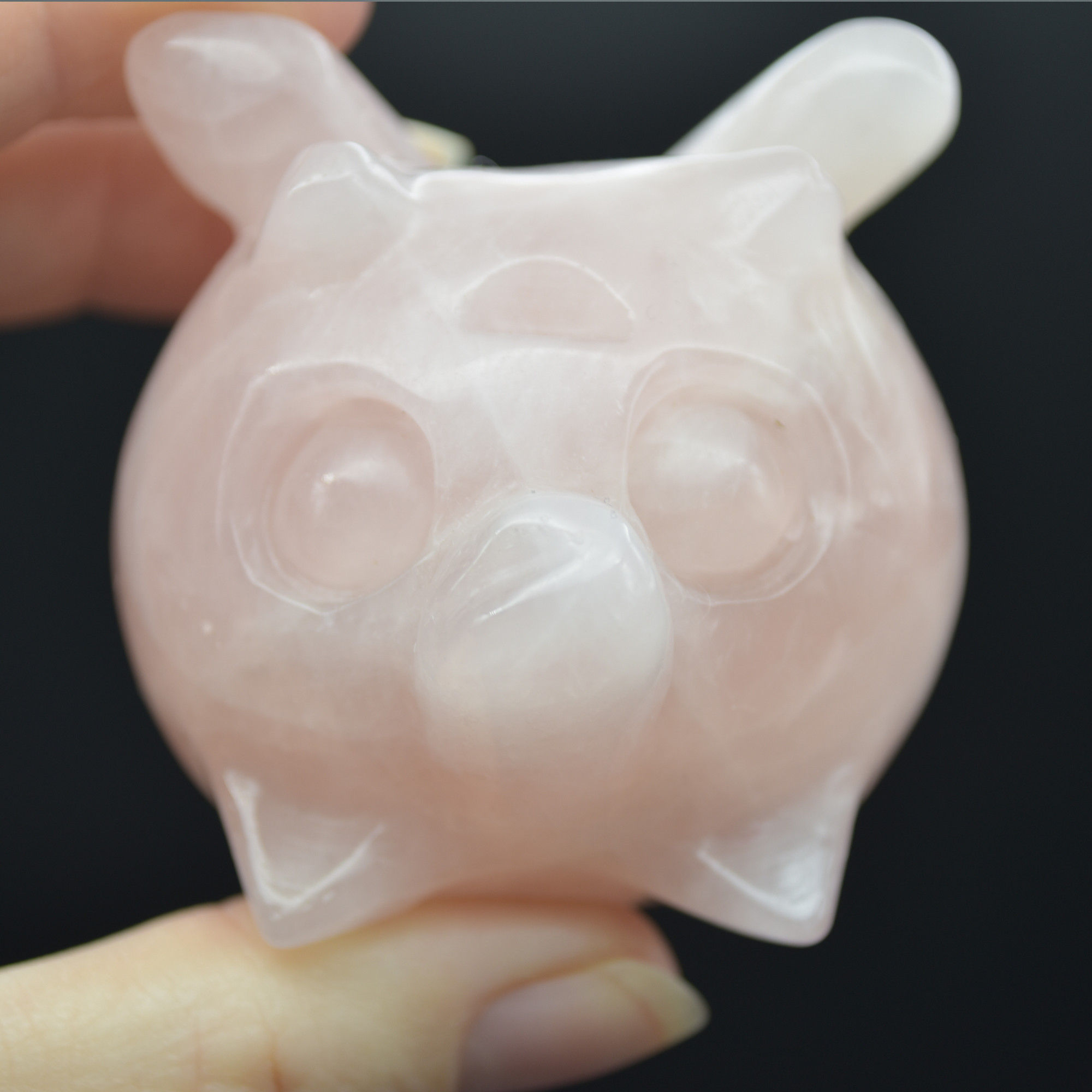 Rose Quartz Crystal Jigglypuff - 5.5cm #01 - Image 5