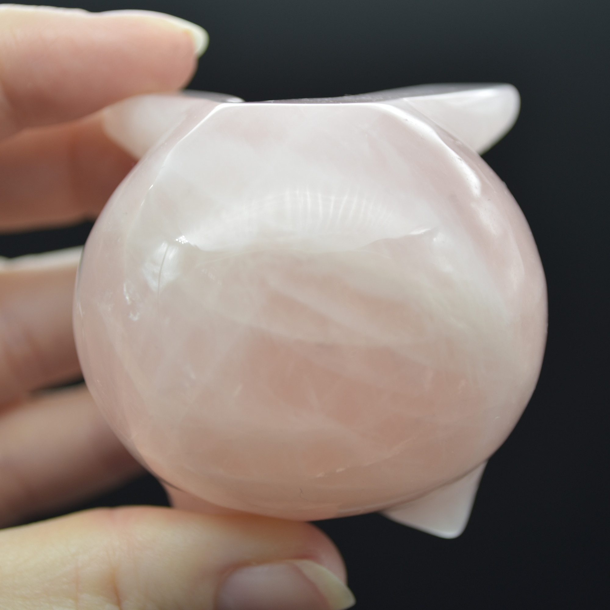 Rose Quartz Crystal Jigglypuff - 5.5cm #01 - Image 6