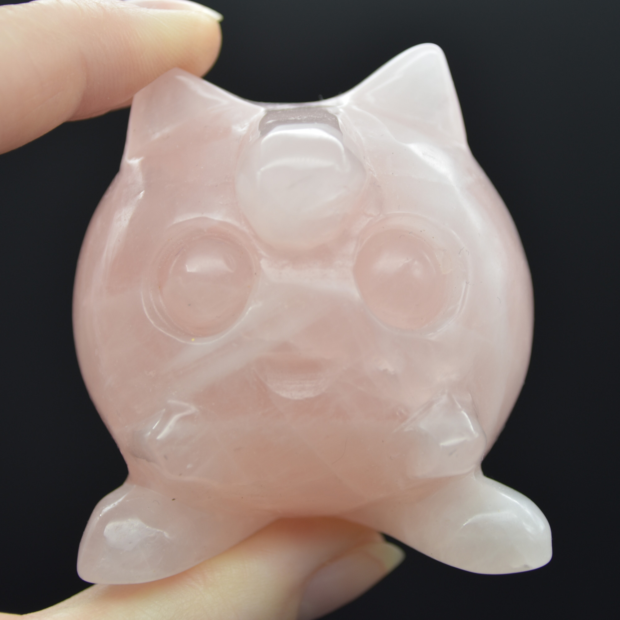 Rose Quartz Crystal Jigglypuff - 5.5cm #03 - Image 5