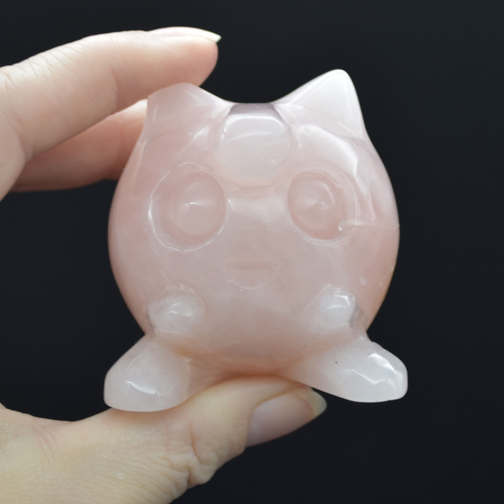 Rose Quartz Crystal Jigglypuff - 5.5cm #05