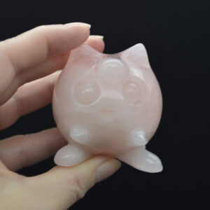 Rose Quartz Crystal Jigglypuff - 5.5cm  #15
