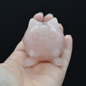 Rose Quartz Crystal Jigglypuff - 5.5cm  #17