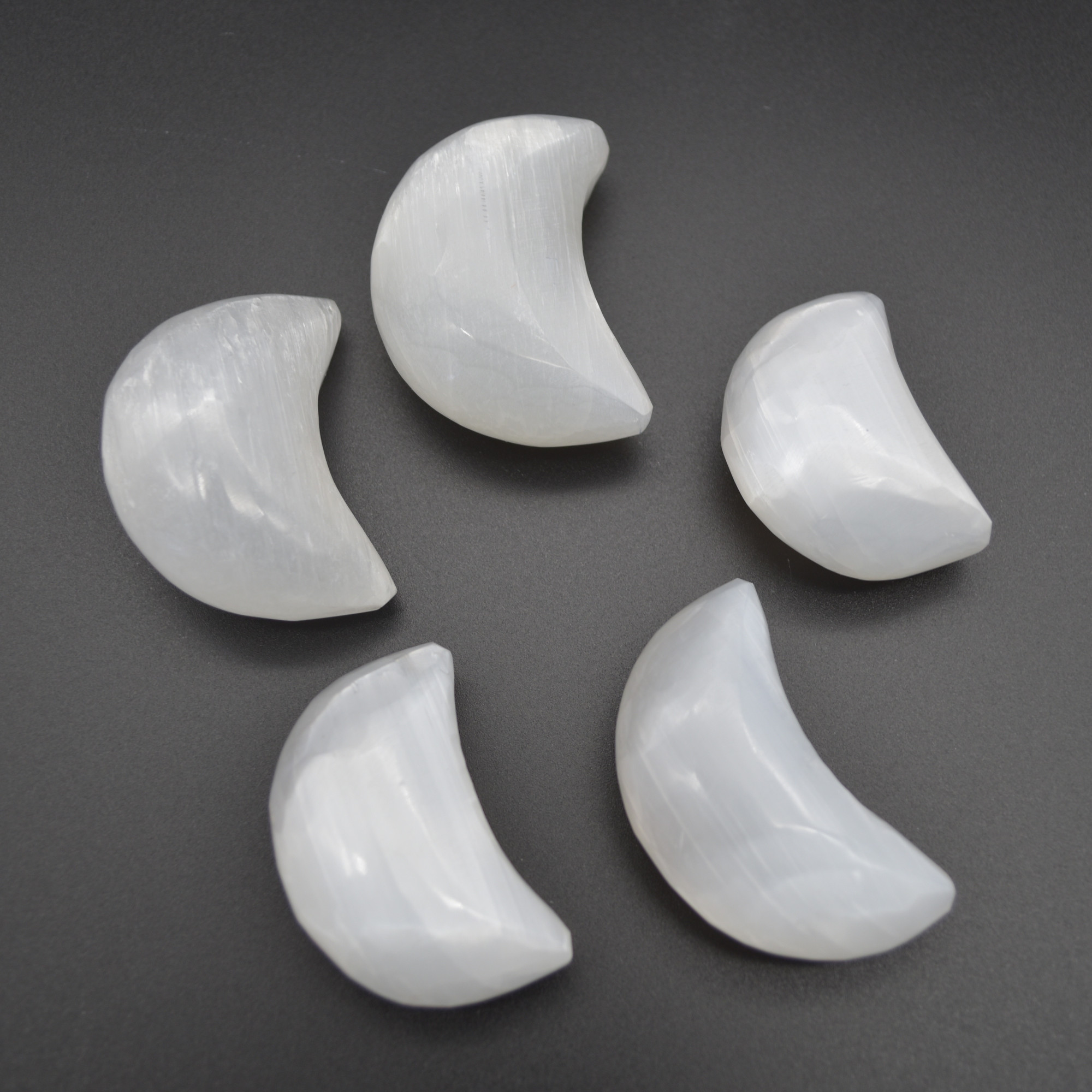 Selenite Moon - 4cm, 6cm and 8cm Sizes - 1 Count - Image 6