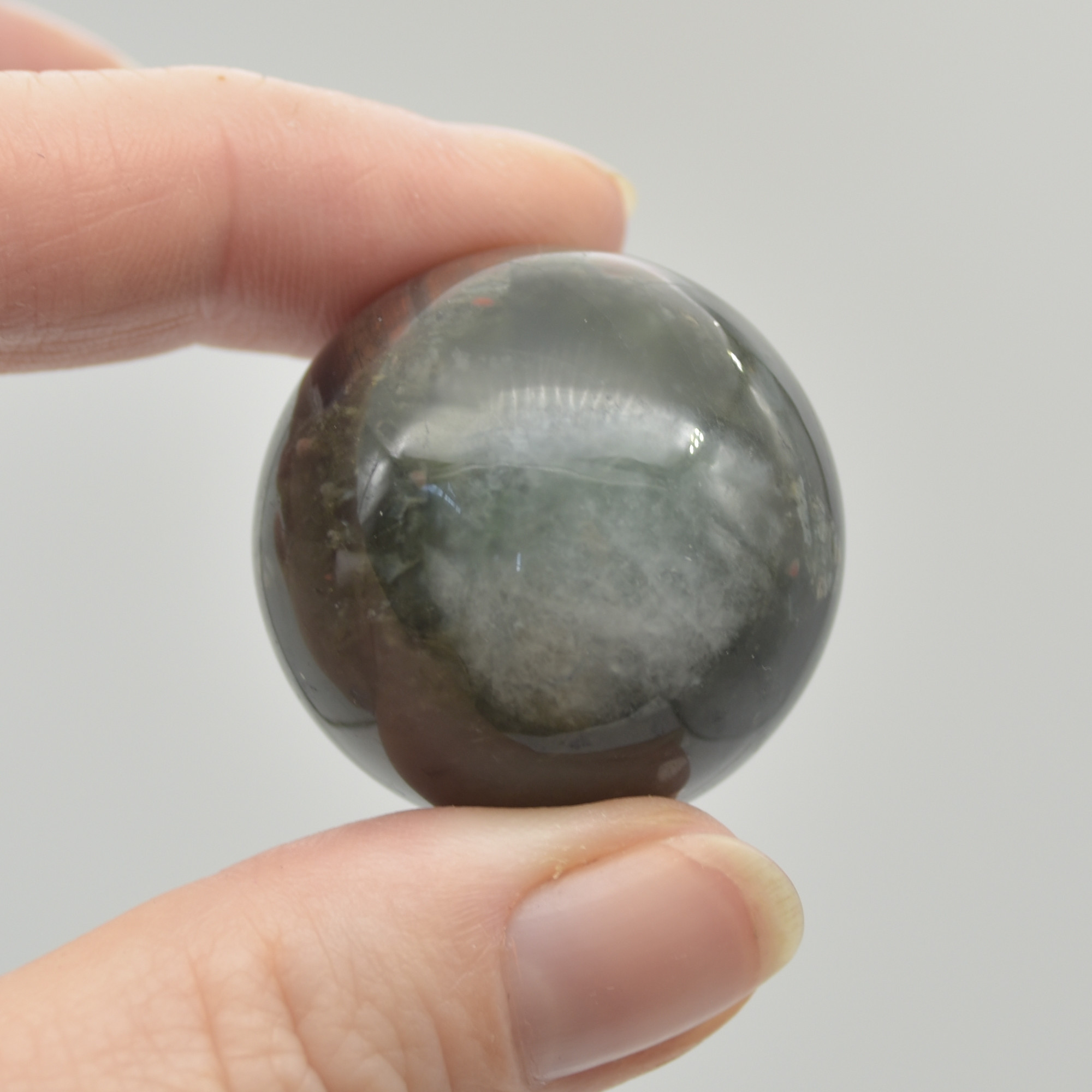 African Blood Jasper Crystal Sphere Ball - 3cm - Image 5