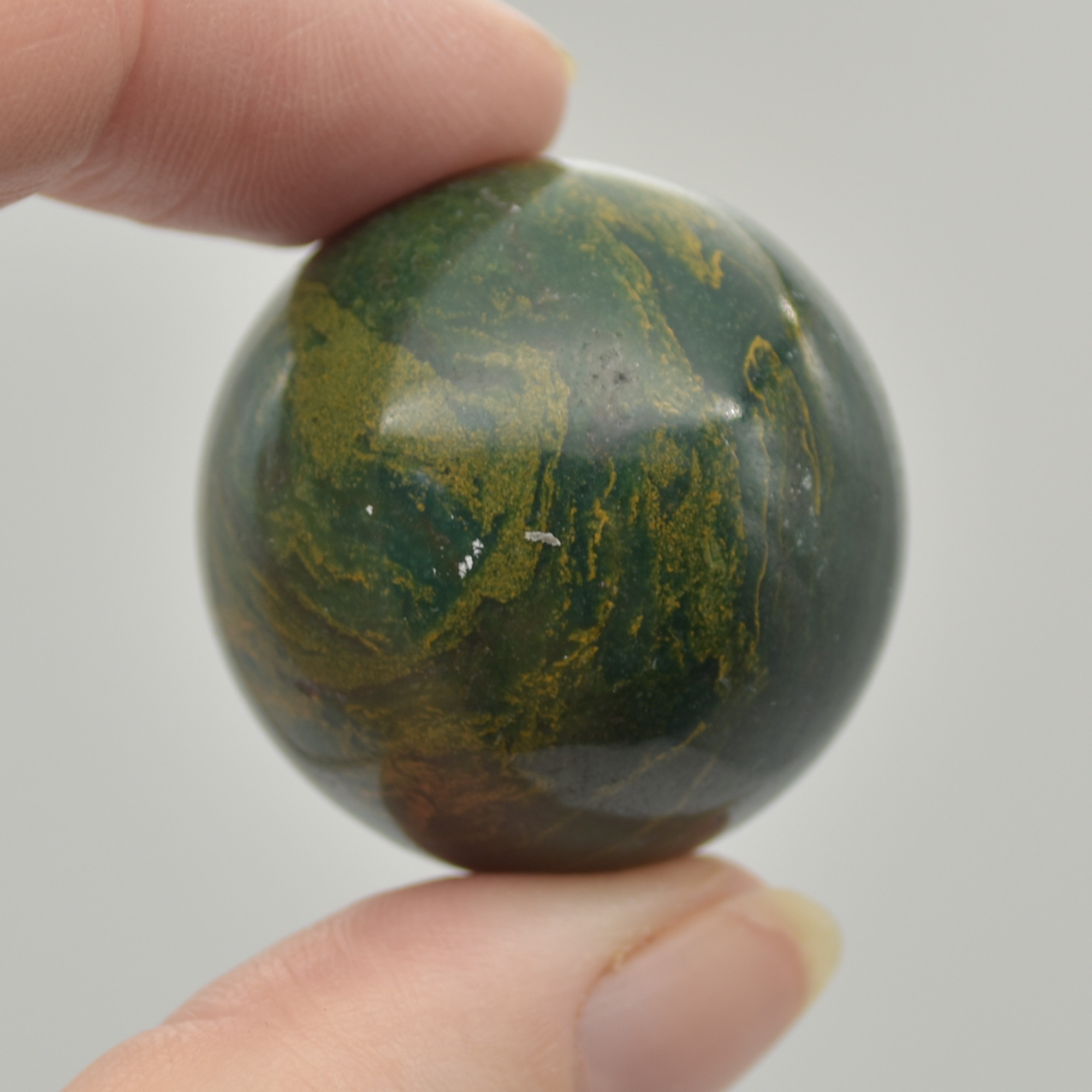 African Jade Crystal Sphere Ball - 3cm - Image 4