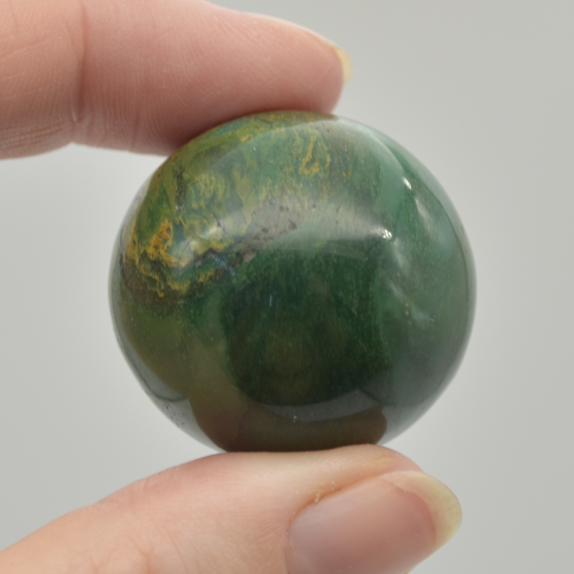 African Jade Crystal Sphere Ball - 3cm - Image 5