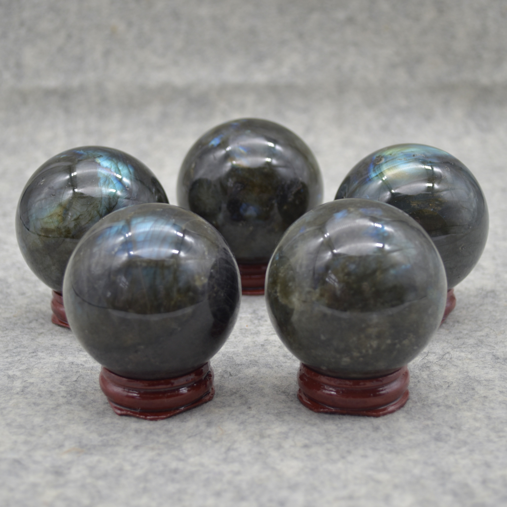Labradorite Crystal Sphere Ball - 5cm - 5.5cm - 1 count