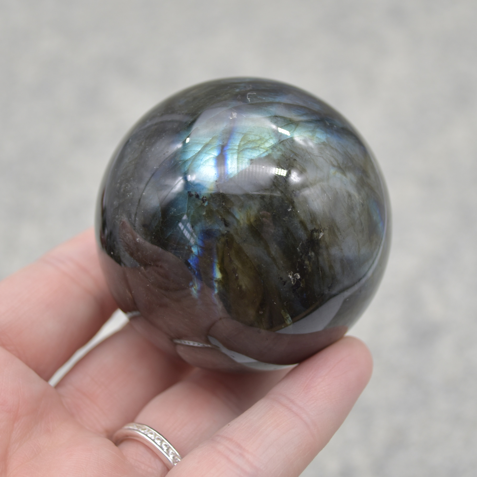 Labradorite Crystal Sphere Ball - 5cm - 5.5cm - 1 count - Image 7
