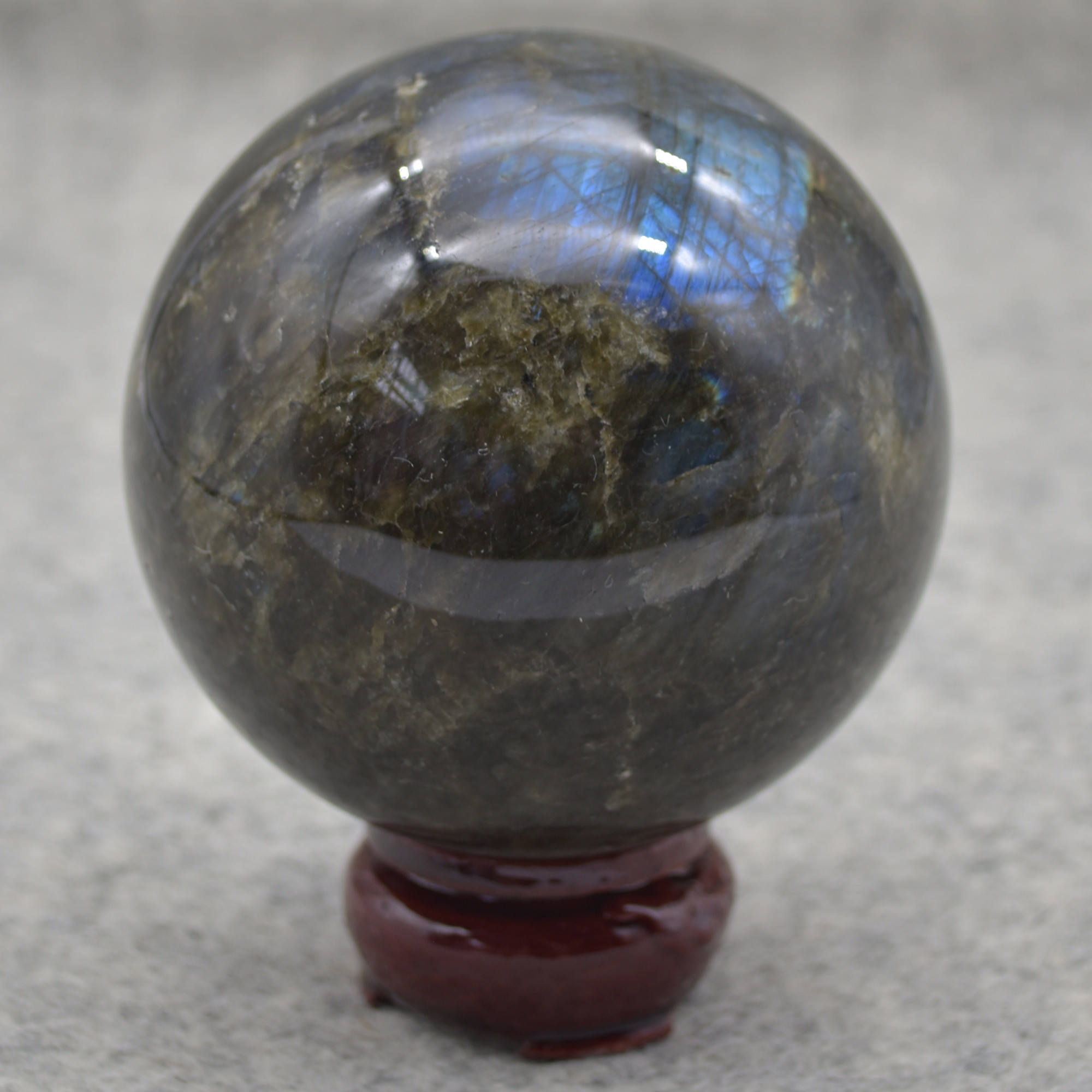 Labradorite Crystal Sphere Ball - 770 grams - Image 2