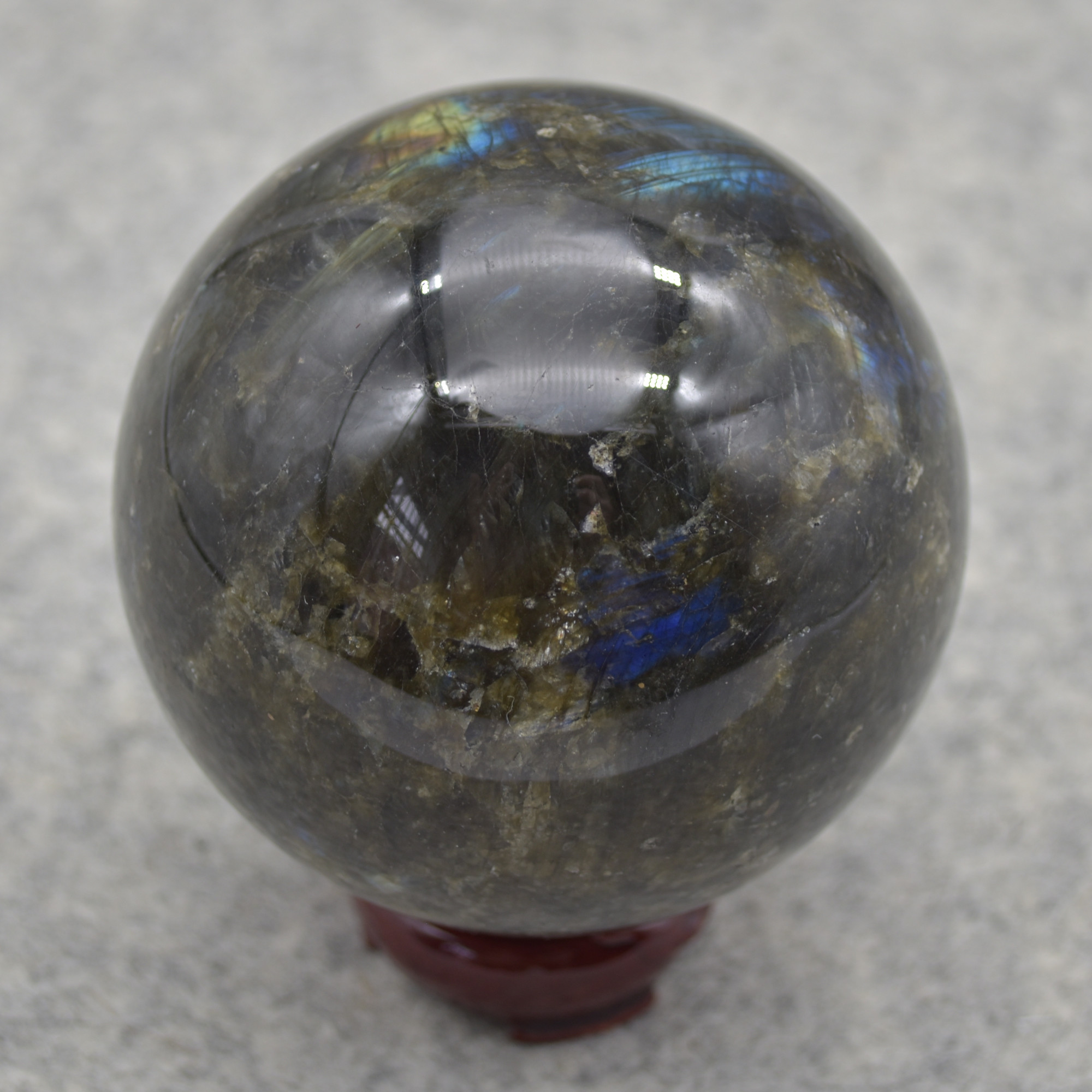 Labradorite Crystal Sphere Ball - 770 grams - Image 5