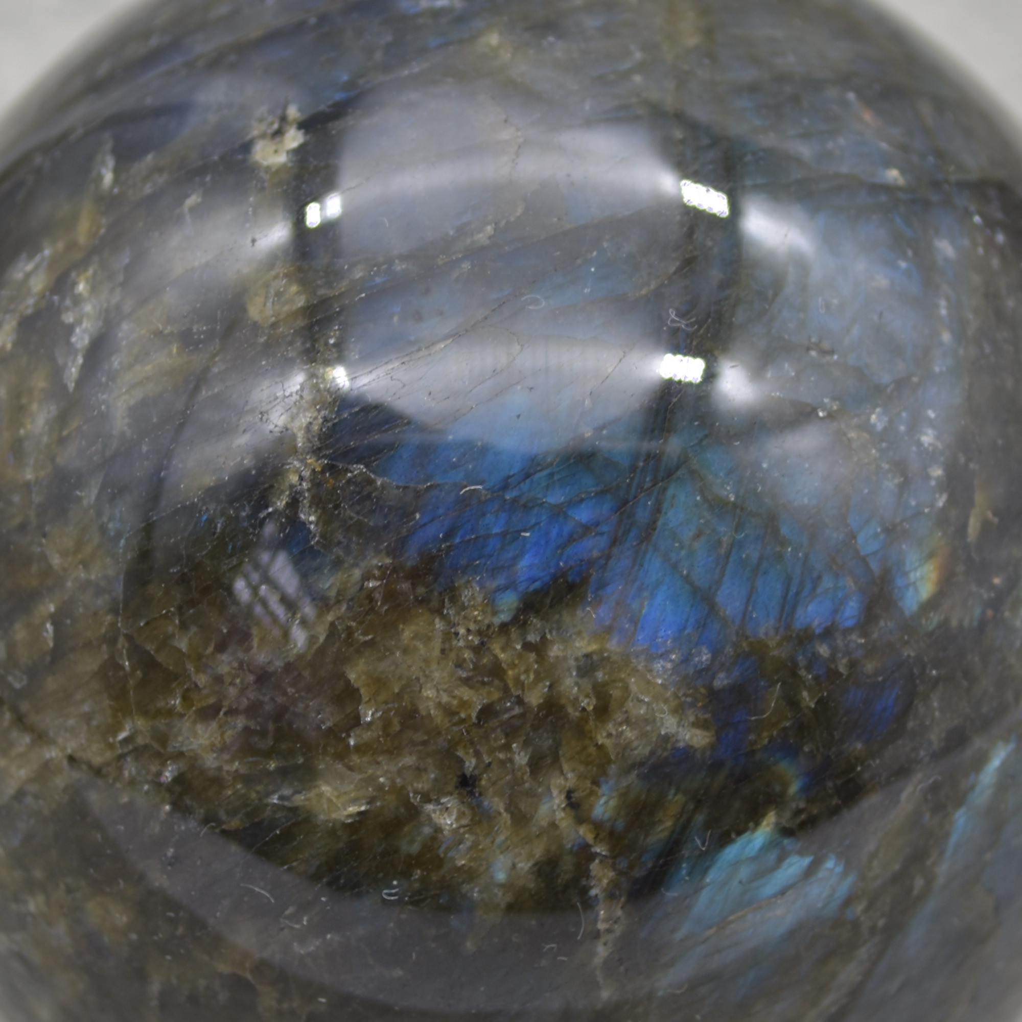 Labradorite Crystal Sphere Ball - 770 grams - Image 8