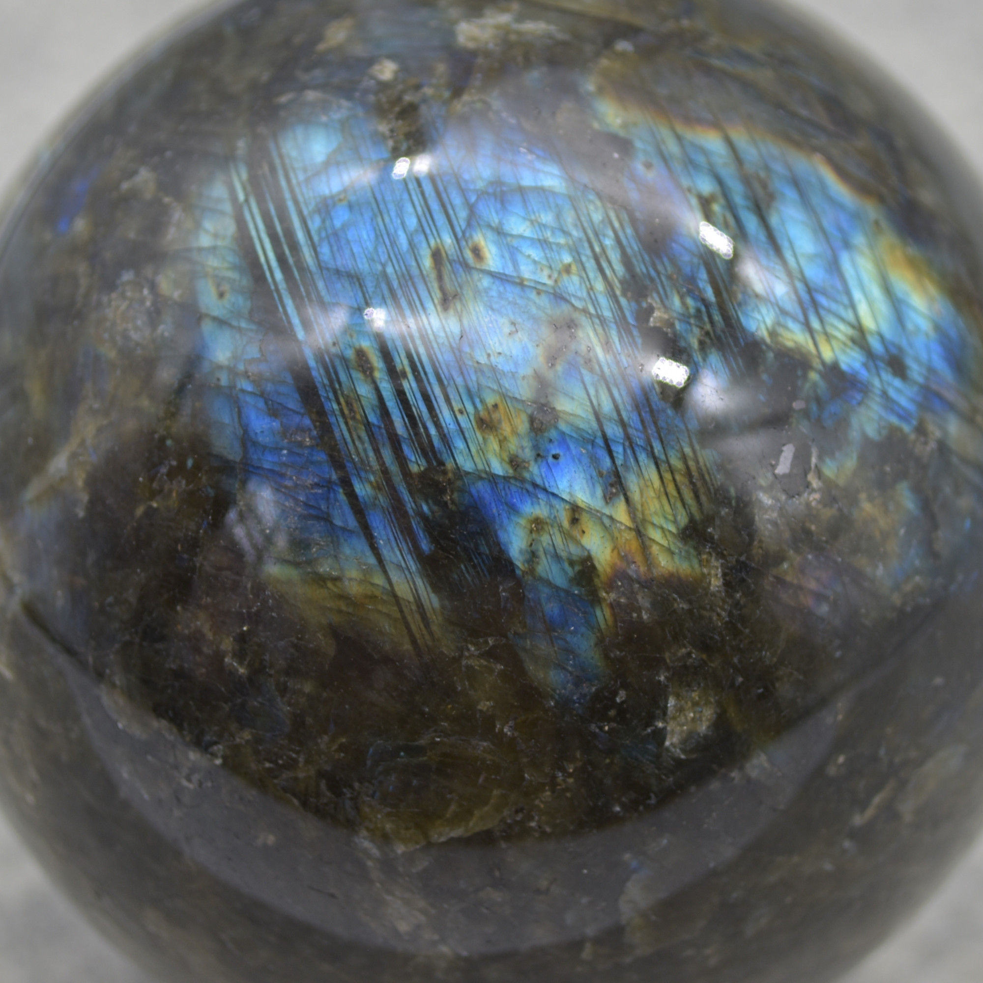 Labradorite Crystal Sphere Ball - 770 grams - Image 9