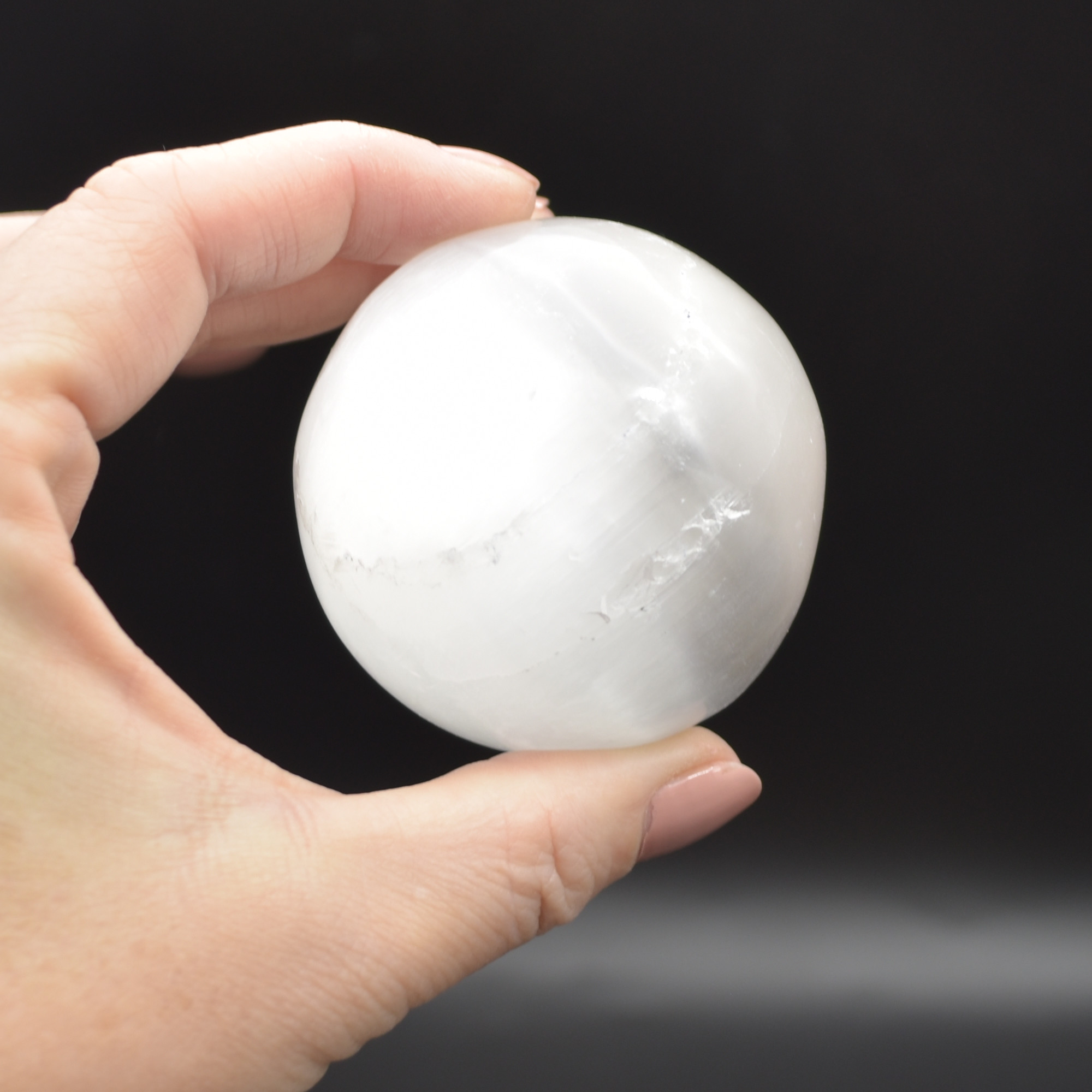 Selenite Sphere / Ball - 5cm - 5.5cm - 1 Count - Image 3