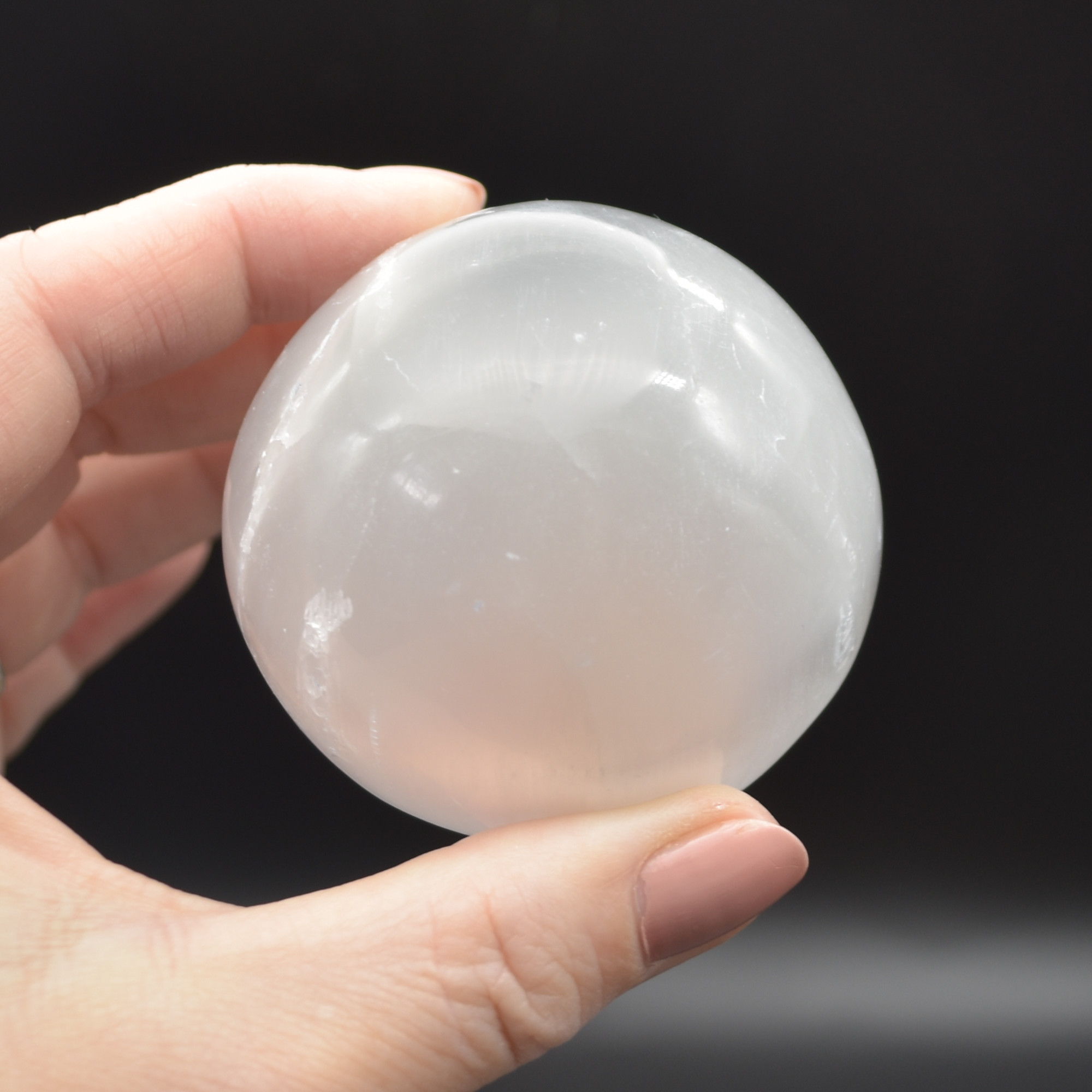 Selenite Sphere / Ball - 5cm - 5.5cm - 1 Count - Image 4
