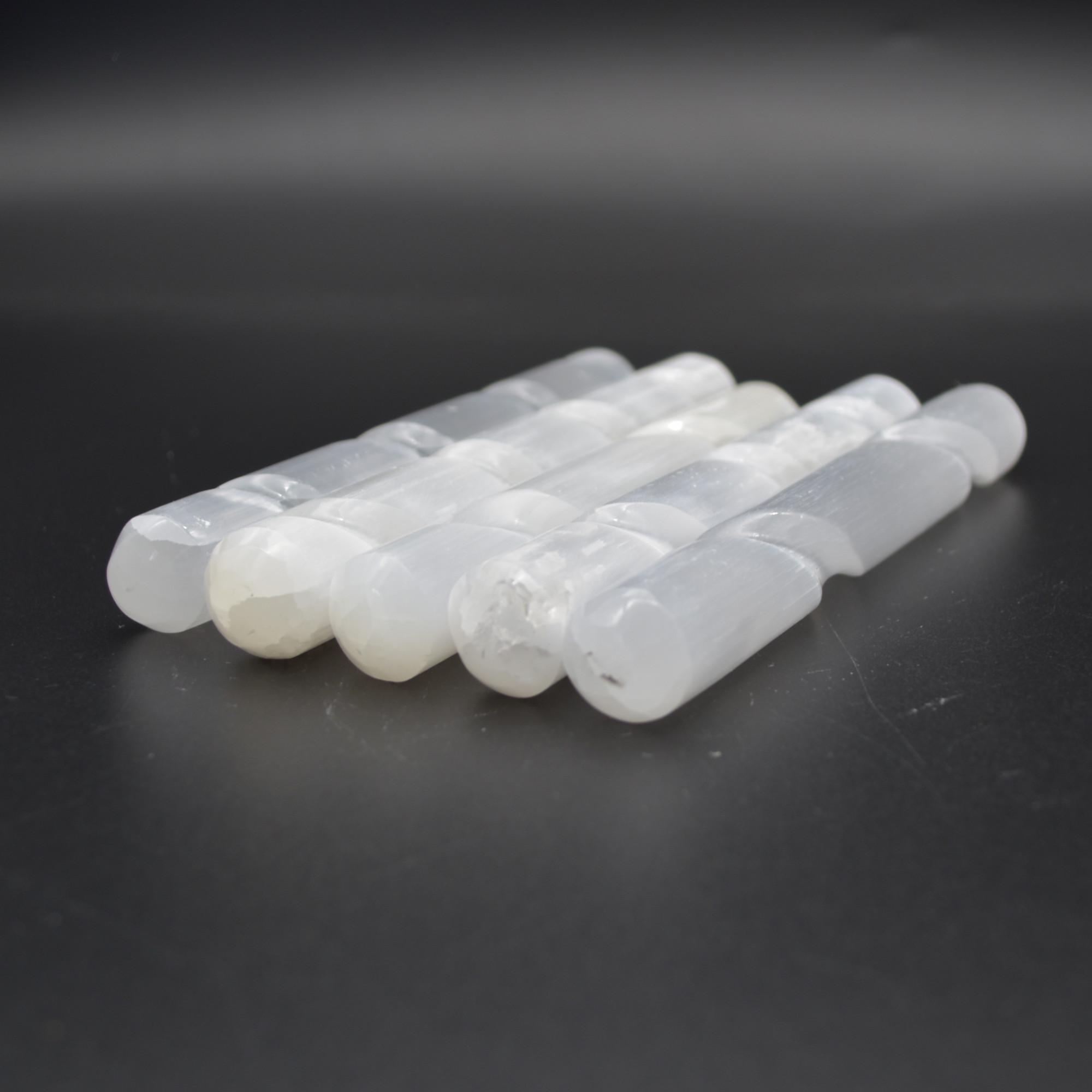 Selenite Spiral Point Wand - 15cm - 1 Count - Image 3
