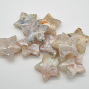 Flower Agate Crystal Star - 3cm - 1 Count